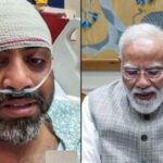 Prime Minister Narendra Modi virtually speaks to Captain Smit Machchhar, who saved hundreds of lives aboard a flydubai flight to Tel Aviv, in New Delhi on Friday. The pilot is undergoing treatment in Saudi Arabia's Tabuk for injuries sustained in a mid-air attack.