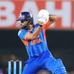 India skipper Shreyas Iyer plays a shot during the second T20I against West Indies in Ranchi on Friday.