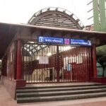 CJP Protest: A view of the closed Central Secretariat Metro Station as a precautionary security measure in view of a protest called by CJP, in New Delhi on Saturday.