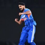 Arshdeep Singh is now India's highest wicket-taker in T20Is in a calendar year, with 38 scalps to his name.
