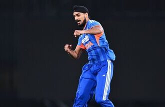 Arshdeep Singh is now India's highest wicket-taker in T20Is in a calendar year, with 38 scalps to his name.