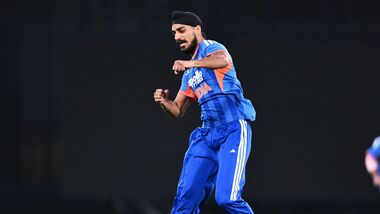 Arshdeep Singh is now India's highest wicket-taker in T20Is in a calendar year, with 38 scalps to his name.