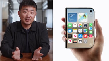 Nothing CEO Carl Pei and iPhone Duo.