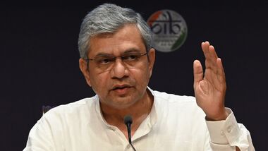 Union Minister for Railways, Information & Broadcasting, and Electronics and Information Technology Ashwini Vaishnaw addresses a press conference.