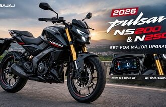 Bajaj Pulsar NS200 and N250 have been spotted testing.