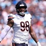 Montez Sweat #98 of the Chicago Bears suspended for two games