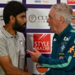 India head coach Khalid Jamil and his Brazil counterpart Carlo Ancelotti chat ahead of the two teams' faceoff in a friendly in Kolkata on Saturday.