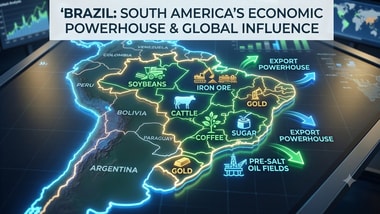 Brazil's economic weight is considerable. Its GDP reached about $2.28 trillion in 2025, according to World Bank data, making it by far the largest economy in Latin America.  (AI generated image)