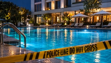 A Lufthansa crew member died in a Bengaluru pool tragedy. The incident took place in Cordon Hotel in Ulsoor.