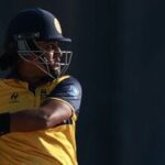 Sri Lanka's Chamari Athapaththu plays a shot in the women's gold medal cricket match between India and Sri Lanka during the 2026 Asian Games in Nishhin, Japan.