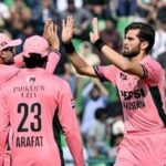 Pakistan won the toss and opted to field first in their tri-series match against England.