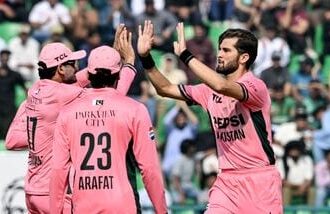 Pakistan won the toss and opted to field first in their tri-series match against England.