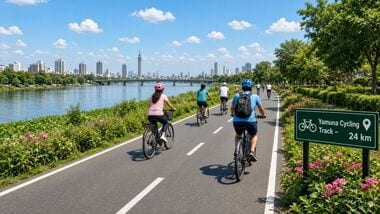 The route is intended to improve access to parks and riverfront spaces while providing residents with a dedicated area for cycling, walking and outdoor recreation. (AI image for representative purpose)