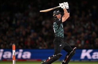 New Zealand's Finn Allen accumulated 101 runs in the ongoing T20I series against India.