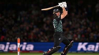 New Zealand's Finn Allen accumulated 101 runs in the ongoing T20I series against India.