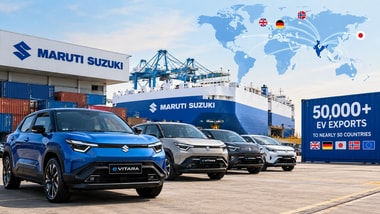 Maruti Suzuki has crossed 50,000 cumulative EV exports.