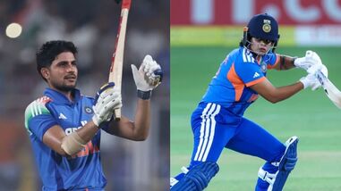 Shubman Gill (Left) impressed in the ODI series against West Indies; Shafali Verma (Right) was excellent in the Women's Asia Cup as well as the Asian Games 2026.
