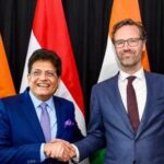 Commerce and industry minister Piyush Goyal (left) with the Netherlands’ foreign trade and development cooperation minister, Sjoerd Sjoerdsma.