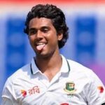 Hasan Mahmud took a hattrick against Afghanistan in the one-off Test en route to his five-wicket haul in the one-off Test in Abu Dhabi.