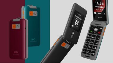 Nokia 2360 Flip 2G phone is built for use by senior citizens, offering a number of useful features such as family assist, SOS and parental control.