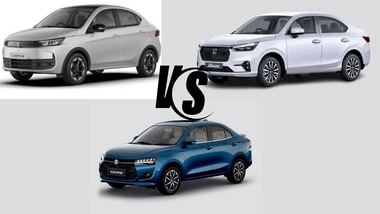 Tata Aeris vs Honda Amaze vs Maruti Dzire.