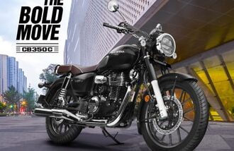 Honda has introduced a new blacked-out version of the CB350C.