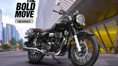 Honda has introduced a new blacked-out version of the CB350C.