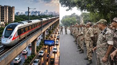 Inside the capital, the Delhi Traffic Police rolled out a comprehensive advisory warning of diversions at 30 key locations starting from 6 am on Saturday.