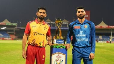 Days after tri-series final heartbreak, Zimbabwe strike early vs Afghanistan