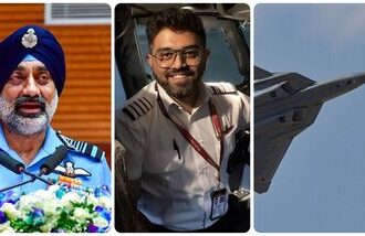 IAF chief AP Singh (L) on Flydubai Captain Smit Machchhar (C), Russia's Su-57 jets (R), fifth-gen fighter options: Top quotes