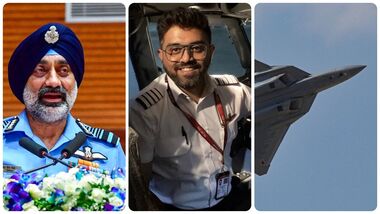 IAF chief AP Singh (L) on Flydubai Captain Smit Machchhar (C), Russia's Su-57 jets (R), fifth-gen fighter options: Top quotes