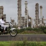 The Reliance oil refinery in Jamnagar, India. (Bloomberg)