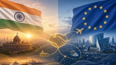 India is the EU’s ninth-largest trading partner in goods and its sixth-largest partner in services, according to European Commission data.  (AI image for representative purpose)