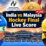 India vs Malaysia Hockey Live Score, Asian Games final: India take on Malaysia.