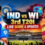 IND vs WI Live Score, 3rd T20I: India take on West Indies in Indore.