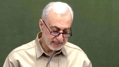 Iran's new Defence Minister Mehrdad Akhlaqi speaks in Theran, Iran, October 18, 2026, in this screengrab from a video.