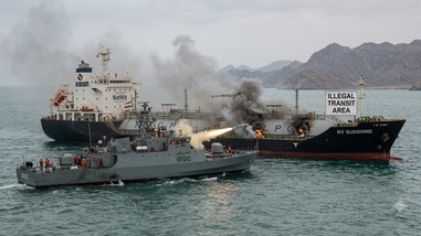 The latest incidents underscore the continuing uncertainty facing ship operators navigating one of the world's most important energy corridors as the conflict continues. (AI-generated Image for representational purposes only)