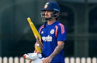 IND vs WI 2nd T20I Live Score: India's Ishan Kishan during a training session ahead of the second T20I in Ranchi.