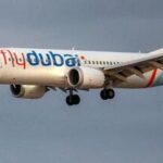 A Flydubai Boeing 737 MAX 8 aircraft prepares for landing at Israel's Ben Gurion Airport in Lod on September 30, 2026. (Photo by Jack GUEZ / AFP)