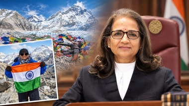 Who is Poona A Bamba? Meet the retired Delhi High Court judge who trekked to Everest Base Camp at 64