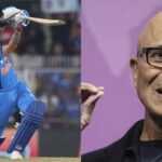 Microsoft CEO Satya Nadella (Right) welcomed former India captain Virat Kohli to LinkedIn.