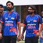 India vs Pakistan Live Score, Hong Kong Sixes 2026: Krunal Pandya (2nd from L) is leading the Indian team.