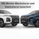 MG Hector Blackstorm and Snowstorm have been launched in India.