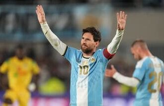 Argentina's Lionel Messi retired from international football after their friendly match against Benin in Buenos Aires.