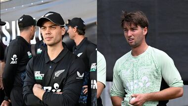 Mark Chapman (L) and Zak Foukes have been ruled out of the New Zealand squad for the T20Is against India.