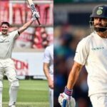 Matt Renshaw (L) broke Virat Kohli's 10-year-old Test record en route to his career-best of 190