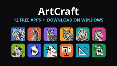 ArtCraft is a free, open-source software.
