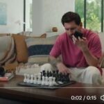 Lionel Messi in the ChatGPT ad.