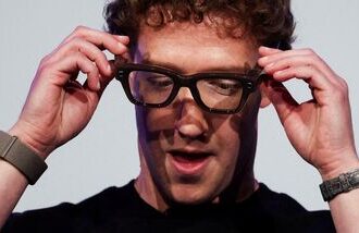 Meta CEO Mark Zuckerberg wears the Meta Ray-Ban Display smart glasses. (File photo)