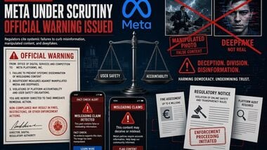 MeitY has also asked Meta to review its recommendation and content-ranking mechanisms to prevent potentially misleading, manipulated or out-of-context material from being disproportionately amplified. (AI-generated Image for representational purposes only)